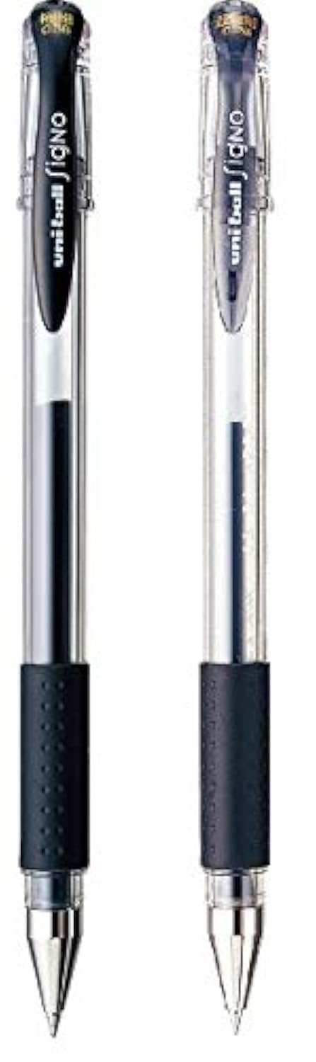 Assorted - Signo - uni Ballpoint Pen - UM-151 0.38 mm & UM-151-28 0.28 mm - Black