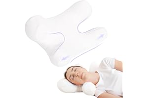 vocheer Anti Wrinkle Pillow, Comfortable Down Alternative Face Pillow, Adjustable Beauty Pillows Provides Neck Support and Pa