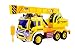 Toy RC Construction Truck w/ Crane Car Remote Control Crane 4CH Vehicle w/ USB charger (Rechargeable Batteries)