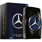 Mercedes Benz Man Intense - Woody Spicy Cologne for Men - Mens Cologne with Oakmoss, Geranium, Amber - Long-Lasting Men's Fragrance - 3.4 oz EDT Spray