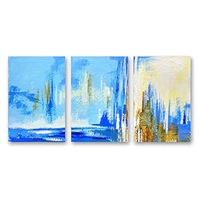 3 Panel Abstract Pictures Home Wall for Bedroom...