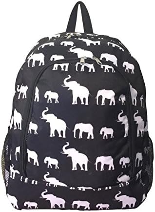 EZ Travel 16.5" School Travel Gym Sports Backpack (Elephant)