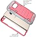 E LV Case for Galaxy S7 Case Hybrid Armor Protection Defender Case Cover with Built-in Screen Protector for Samsung Galaxy S7 - [RED Melon/Grey]