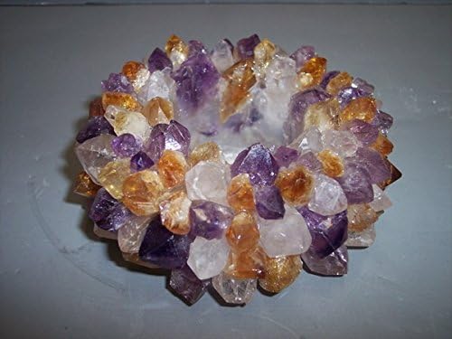 Royale Minerals Small Assorted Stone Points Candle Holder