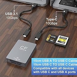 CFexpress Type B and SD Dual-Slot Card Reader, USB