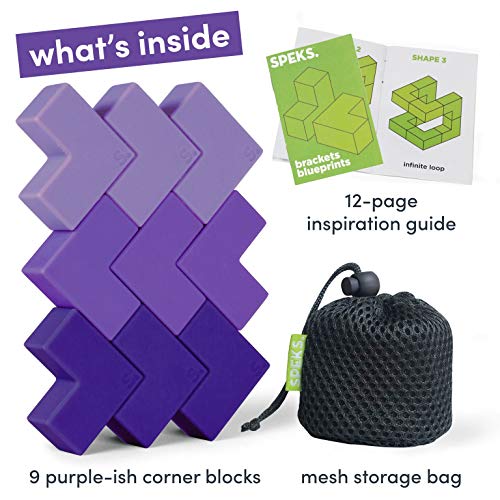Speks Blocks Brackets. Magnetic Blocks for Adults. The World’s Best Desk Toys.