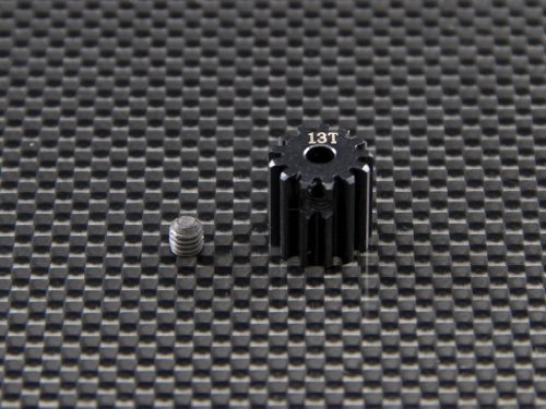 Axial EXO & Wraith Spawn Upgrade Parts Steel Motor Pinion (13T) - 1Pc Black