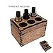 TANK ORGANIZER w/ STORAGE BOX wood wooden atty holder stand display vape