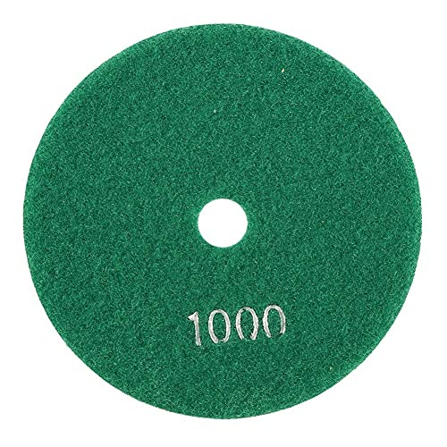 FTVOGUE 5'' inch 125mm Grinding Discs Wet Diamond Polishing Pads Sanding Sandpaper Wheels for Granite Concrete Marble (1000)