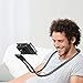DS Lazy Cell Phone Neck Holder Unique Bracket iPhone/Tablet/Pad/Kindle Stand DIY Free with Multiply Function Support - Black