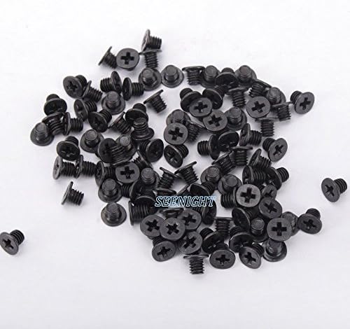 SEENIGHT 100Pcs Laptop 2.5" Hard Drive Caddy Screws for Sony HP DELL