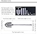 CHEVEN / Folding Camping Survival Military Tactical Backpacking Multifunction Shovel / Anti-oxidant High Carbon Steel Material / Entrenching tool for Camping, Outdoor Hiking，Car Emergency (Shovel)
