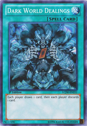 Yu-Gi-Oh! - Dark World Dealings (LCJW-EN251) - Legendary Collection 4: Joey's World - 1st Edition - Super Rare