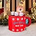 Fun 4'6" Airblown Inflatable Gingerbread in Christmas Mug of Cocoa Scene Christmas Inflatable