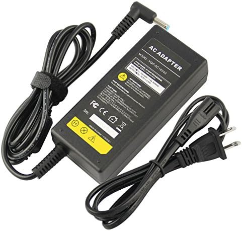 Royelerstore Power Charger Adapter&amp;Corder for Hp Chromebook 14 TPN-Q152 11 G3 TPN-Q151 Laptop Pavilion 14-e00xxx 14-n00xxx 14-n02xxx 14-n03xxx 4.53.0mm 65w