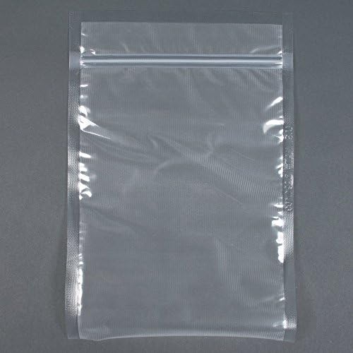 ARY VacMaster 946502 8" x 12" Qt. Size External Vacuum Packaging Bag with Zipper 3 Mil - 50/Box