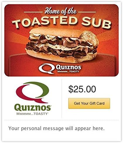 Quiznos eGift Card
