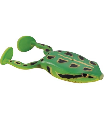 SPRO Flappin Frog 65 - Rainforest Black, EWG Double Hook, Size 4/0, Soft Plastic Fishing Lure - View #10