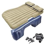 Yescom Inflatable Mattress Backseat Cushion Car Air Bed Travel Camping w/Pillow Pump