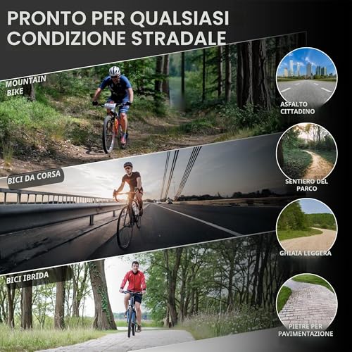 Fincci Bicycle Tyres MTB 27.5 x 2.25 – Pair of Folding Tyres Black 57-584 with Puncture Proof 1 mm – Bicycle Tyres 27.5 Inches for Adult Women and Men – Packaging Accessories for Mountain & E Bike