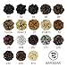 BARSDAR Messy Hair Bun Extensions Hairpiece for Women Updo Scrunchie Hair Piece (4# Darkest Brown Near Black)