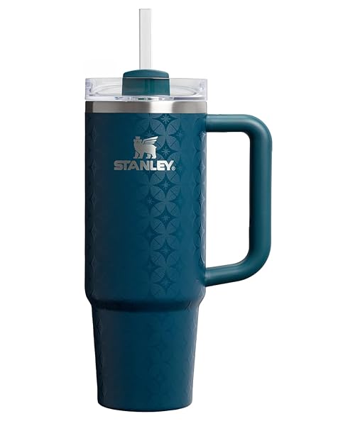 Stanley Quencher H2.0 Tumbler with Handle and Straw 30 oz | Flowstate 3-Position Lid | Cup Holder Compatible for Travel | Insulated Stainless Steel Cup | BPA-Free | Ponderosa Star