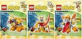 LEGO, Mixels Series 5 Bundle Set of Lixers, Spugg (41542), Turg (41543), and Tungster (41544)