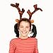 Set of 2 Plush Christmas Reindeer Antlers - Great Christmas Photo Props!