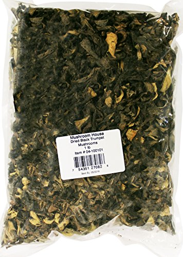 Mushroom House Dried Mushrooms, Black Trumpet, 1 Pound
