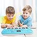 TWFRIC Kids Piano Keyboard, 37 Keys LCD Screen Display Dual-Speakers Piano for Kids 2018 Newest Piano Keyboards Music Educational Toy for 3-8 Years Boys Girls Child, Xmas Gift (Blue) 