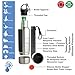 Stainless Steel Beer Bottle Cooler - NEW Design Prevents Leaks + Bottle Stopper + Insulated Bag + Bottle Opener + Carabiner - 12 OZ Bottles- Keeps Beer Ice Cold By Smart Ideas for Life