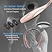 Wireless Headphones, Bluenin Bluetooth V4.1 Headset Earbuds Sports Neckband Retractable Earphones with Mic for iPhone Android (12 Hours Play Time, CVC 6.0 Noise Cancelling, Sweatproof, Rose Gold)