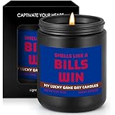 Smells Like A Bills Win Scented Candle Football Themed Merch Fan Shop Men Women Sport Stuff Gear Decor Buffalo Team Accessories Bf Boyfriend Naughty Weird Novelty Cool Special Present Funny Gift
