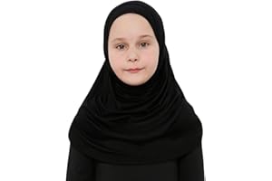 Prien Easy To Wear Hijab For Girls, Muslim Scarf for Kids, Instant Hijabs For Women, Viscose Children Scarves For Ramadan Eid