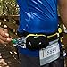 Fitletic Quench Retractable Hydration Belt (Large/X-Large, Black/Yellow)