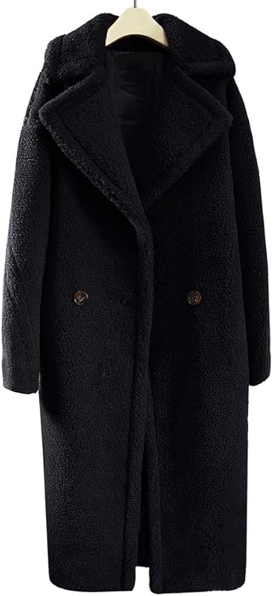 white oversized coat