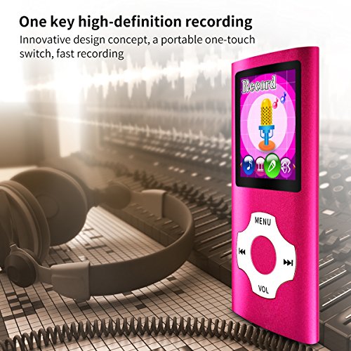 Mymahdi MP3 Player Portable Music Player, 1.8 Inch LCD Screen with