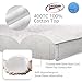WhatsBedding Overfilled Pillow Top Mattress Pad 100% Cotton 3M Down Alternative Filling Pillowtop Mattress Topper Cover-Fitted Quilted 8-21 Inch California King Mattress Pad Extra Deep Pocket