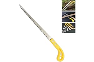 IVIEICIP 2023 New 9 Inch Outdoor Portable Hand Saw, Household Garden Tree Limb Trimming Pruning Saws, Small Multifunctional Wood Cutting Bush Survival Saw Tool For Camping Hunting Wilderness Travel. (C)