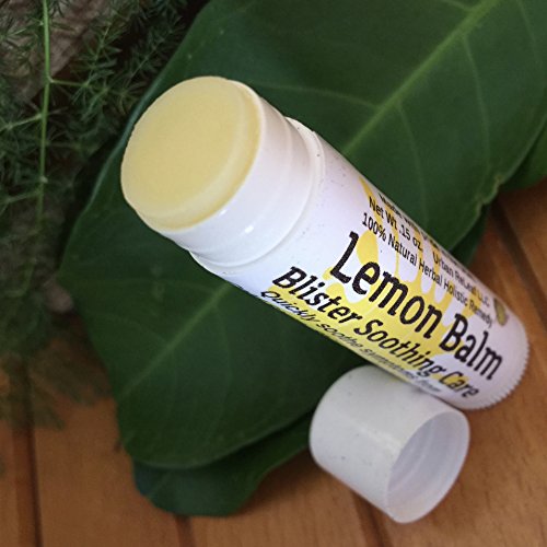 Lemon Balm Blister Soothing Care Stick! Quickly Soothe Cold Sores, Shingles, Chicken Pox, Rashes, Herpes, Molluscum, Bug Bites. Suppress Future outbreaks. 100% Natural."Goodbye, Itchy red Bumps!" (1)