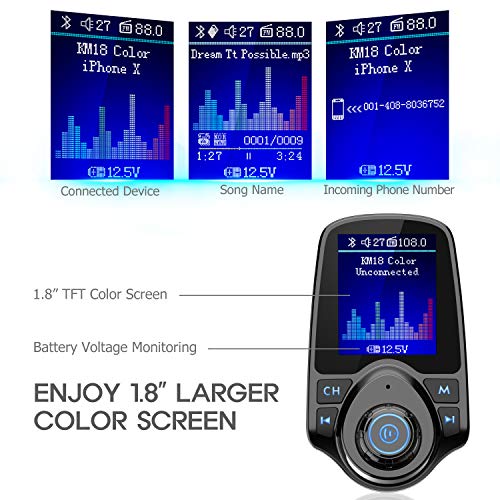 2 Nulaxy+Upgraded+Bluetooth+Transmitter+Handsfree