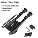 XAegis 3 in 1 Legs Hunting Tactical Rifle Bipod + Picatinny Mount/Rail Sling Adapter+Swivel Stud Shooter Mounts Adapter and Slot Adapter Kit Included