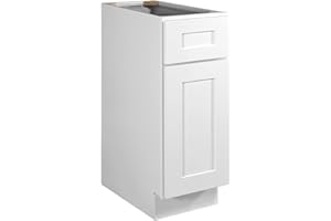 Design House 561324 Brookings 12" Base Cabinet , White