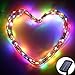 Icicle SUPER BRIGHT Solar Christmas Lights, 26ft 120 LED Waterproof Fairy Copper Wire Starry String Lights for Christmas, Patio, Lawn, Garden, Wedding, Party and Holiday Decorations (Multi-Color)