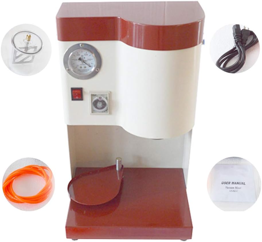 TECHTONGDA Vacuum Mixer AGAR Gypsum Mixing Machine Dental
