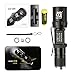 Heider CFX Super Power Rechargeable Handheld Flashlight - Next Generation CREE LED - Waterproof - Gold Plated Inner Parts - 6 Different Lighting Modes - Zoomable