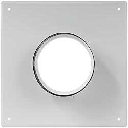 White Duct Connector Flange - 4 Inch Ducting
