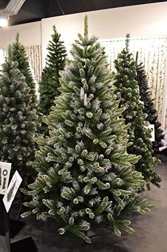 Eleganteasygoing Flocked Christmas Tree 7Ft (210Cm) Mountain Snow Fir Christmas Tree