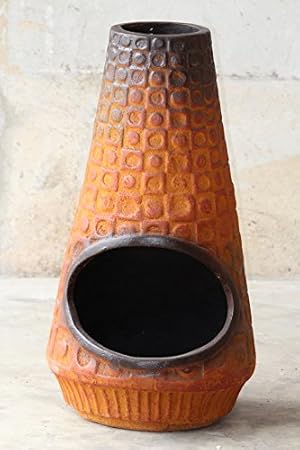 Echte Mexikanische Feuerstelle Terracotta Handgefertigt Grosse Ausfuhrung Ideal Als Heizung Fur Innen Aussen Backofen Fur Brot Und Pizza Grill Bitte Landerspezifische Rechtsvorschriften Beachten Amazon De Baumarkt