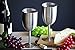 Frost Bottle Set of 2 || Double Wall Vacuum Sealed Insulated Wine Glass/Goblet with Splash Proof Lid || Premium Food Grade 18/8 Stainless Steel || BPA-Free